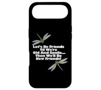 Pierres précieuses en Forme de Libellule Restons Amis jusqu'à ce Que Nous soyons Vieux et séniles Coque pour iPhone Air