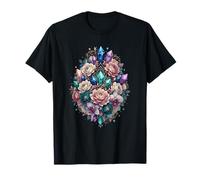Pierres précieuses enchantées Roses et Harmonie d'orchidée T-Shirt