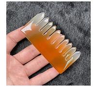 Pierres précieuses et cristaux 8 cm améthyste naturelle quartz rose peigne en cristal de quartz rose, peignes de massage à dents larges, peignes de massage pour la santé des cheveux, collection de