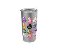 Pierres précieuses Kawaii | Minéraux et géodes Gobelet isotherme en acier inoxydable double paroi