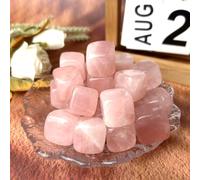 Pierres Précieuses Naturelles En Quartz Poli Pour La Guérison D'aquarium,Cube De Citroëlle,Décor De Maison,Diy,Fengshui - Type Rose Quartz Block-50g 2-4pcs