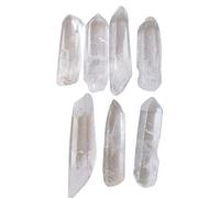 pierres précieuses pour la décoration 5-8cm Big Crystal Blanc Crystal Hexagonal Colonne Crystal Point Minéral Ornement Minéral Baguette de guérison Famille Décoration de la maison Décoration DIY Aura