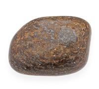 Pierres roulées d'exception | Pierre naturelle + Carte descriptive | Taille L : 3-4 cm | Pierre de soin, de poche & lithothérapie (Bronzite)