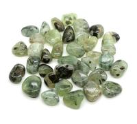 Pierres roulées naturelles, cristaux de guérison, quartz, minerai en vrac, gravier, spécimen, gemmes minérales, pendentif, aquarium, jardin, décoration intérieure - Préhnite - 50 g