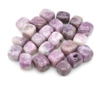 Pierres roulées naturelles, cristaux de guérison, quartz, minerai en vrac, gravier, spécimen, gemmes minérales, pendentif, aquarium, jardin, décoration intérieure - Lépidolite lilas - 1
