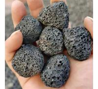 Pierres Volcaniques Naturelles Poreuses,Diffuseur D'huiles Essentielles D'aromathérapie,Géode En Pierre,Pot De Fleur Précieux Pour Poisson,Aquarium,500 G/Paquet - Type Black Volcanic Rock-90-100g