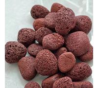 Pierres Volcaniques Naturelles Poreuses,Diffuseur D'huiles Essentielles D'aromathérapie,Géode En Pierre,Pot De Fleur Précieux Pour Poisson,Aquarium,500 G/Paquet - Type Red Volcanic Rock-90-100g