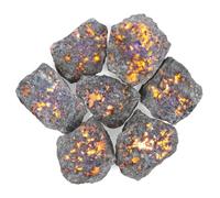 Pierres Yooperlite Brutes 500 g - Pierres Fluorescentes UV Naturelles, Roches Réactives à la Lumière Noire pour Collection de Minéraux, Décoration et Observation