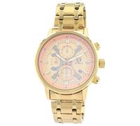 Pierrini Montre chronographe pour homme - En acier inoxydable avec chronomètre et affichage de la date - Montre à quartz sportive élégante avec aiguilles lumineuses et boîte cadeau - Étanche à 3 ATM