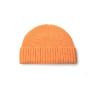 PIERROT Bonnet Homme Hiver Doux et Chaud - Bonnet d’Hiver Premium Tricoté Matière Douce et Souple - Garantie à Vie (Orange)