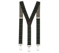 PIERROT Bretelles à Mousquetons Homme Larges Premium Made in France - Taille Unique Ajustable Elastique Confortable Renforcé et Finitions en Cuir - Mousqueton Ultra Résistant (6SAM_Oceane)