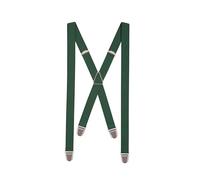 PIERROT Bretelles Homme Fines Made in France - Elastique Solide & 4 Pinces Ultra Fortes en X - Bretelles 2,5cm de Large Taille Ajustable Garantie à Vie