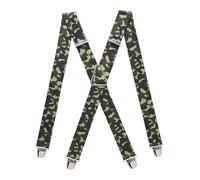 PIERROT Bretelles Homme Larges Made in France - Elastique Ultra Résistant & 4 Clips Extra Fort en X - Taille Ajustable Jusqu’à 130cm - Garantie à Vie - Fabrication Artisanale