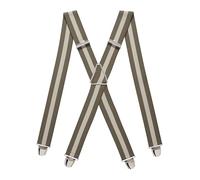 PIERROT Bretelles Homme Larges Made in France - Elastique Ultra Résistant & 4 Clips Extra Fort en X - Taille Ajustable Jusqu’à 130cm - Garantie à Vie - Fabrication Artisanale