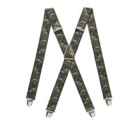 PIERROT Bretelles Homme Larges Made in France - Elastique Ultra Résistant & 4 Clips Extra Fort en X - Taille Ajustable Jusqu’à 130cm - Garantie à Vie - Fabrication Artisanale