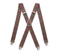 PIERROT Bretelles Homme Larges Made in France - Elastique Ultra Résistant & 4 Clips Extra Fort en X - Taille Ajustable Jusqu’à 130cm - Garantie à Vie - Fabrication Artisanale