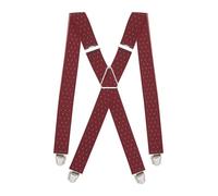 PIERROT Bretelles Homme Larges Premium Vintage - Made in France - Elastique Renforcé & 4 Clips Extra Fort en X - Taille Ajustable Jusqu’à 130cm - Garantie à Vie - Fabrication Artisanale