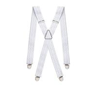 PIERROT Bretelles Homme Larges Premium Vintage - Made in France - Elastique Renforcé & 4 Clips Extra Fort en X - Taille Ajustable Jusqu’à 130cm - Garantie à Vie - Fabrication Artisanale