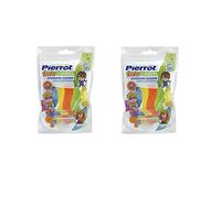 PIERROT Brossettes de fil dentaire Enfant 120mm Flossers Kids 20 Unids.