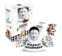 Pierrot Gourmand - Coffret Gourmandise - 40 Sucettes + Buste - 525g