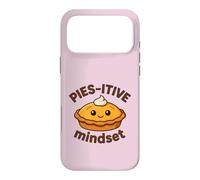 Pies-itive Mindset Cute Pie Positive Citation Motivation Coque pour iPhone 17 Pro Max