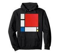 Piet Mondrian Composition with Red, Blue and Yellow Sweat à Capuche