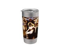 Pieta de Bouguereau x Jésus Christ Crucifié x Mère Marie Gobelet isotherme en acier inoxydable double paroi