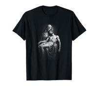 Pietà Marie chrétienne Tenant Jésus après la Crucifixion T-Shirt