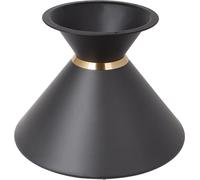 Piètement de table en métal DIY en forme de sablier Base de table H : 40 cm Noir mat Sans plateau