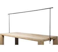 Piètement de table noir - extensible jusqu'à 250 cm - pince de table hauteur 90 cm