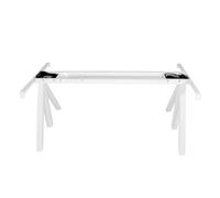 Works Support de bureau Works blanc. hauteur réglable