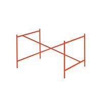 Piétement Eiermann 1 Richard Lampert, Designer Prof. Egon Eiermann, 66-86x110x78 cm