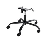 CLP Piètement Universe pour Chaise De Bureau I Structure De Remplacement avec Cylindre Et 5 roulettes, Couleur:Noir