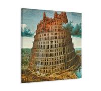 Pieter Bruegel - Impression architecturale sur toile pour décoration d'intérieur - Motif The Elder - Renaissance du Nord - La petite tour de Babel