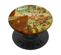 Pieter Bruegel The Elder - Jeux pour Enfants - pour Artistes PopSockets PopGrip Adhésif