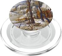 Pieter Bruegel The Elder Paysage d'hiver avec piège à Oiseaux PopSockets PopGrip pour MagSafe