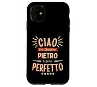 Pietro Idea Regalo Personalizzata Nome Divertente Coque pour iPhone 11