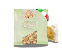 Pietro Rossi Amaretti souple 750 g [Emballage individuel] - avec 37,5% de noyaux d'abricot - Biscuit à café italien - Parfait pour le café, les boissons chaudes et comme décoration - Recette