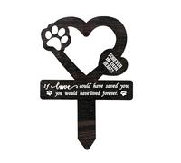 Pieu commémoratif pour Animaux de Compagnie, marqueur funéraire pour Chien | Pieu cimetière du Jardin commémoratif,Plaques extérieures pour Perte d'animaux de Compagnie, Griffes de Chien, décoratio