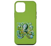 Pieuvre à 8 Bras Style Tatouage Vert Coque pour iPhone 12 Mini