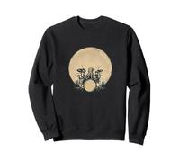 Pieuvre Batteur Vintage Rock n' Roll Drummer Grunge Sweatshirt
