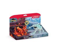 Pieuvre de lave vs insecte de glace