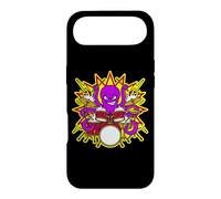 Pieuvre Drummer Rock Drum Kit Lightning Cartoon Music Art Coque pour iPhone Air