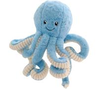 Pieuvre en Peluche, Géant Peluche Pieuvre Jouet Animal de mer Câlin Décoration, Animal en Peluche Coussin Doux Oreiller Jouets en Peluche Cadeaux, pour Enfants Cadeau de Naissance (60CM,Blue)