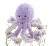 Pieuvre en Peluche, Géant Peluche Pieuvre Jouet Animal de mer Câlin Décoration, Animal en Peluche Coussin Doux Oreiller Jouets en Peluche Cadeaux, pour Enfants Cadeau de Naissance (40CM,Purple)