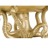 Pieuvre En Résine Dorée Ø 30x18 Cm-Mauro Ferretti