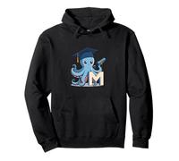 Pieuvre Lettre M Alphabet avec Toque Sweat à Capuche