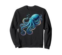 Pieuvre Mignonne Illustration Cartoon Océan Sweatshirt