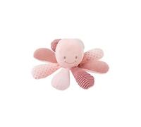 Pieuvre multi-activités (hochet, papier bruissant, scouic) - Multi-matieres - Rose
