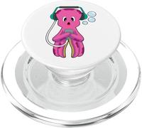 Pieuvre Musicien Écouteurs Musique PopSockets PopGrip pour MagSafe